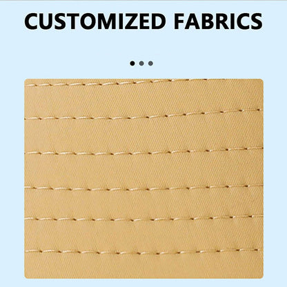 2PCS Outdoor Fisherman Bucket Hat Sun Protection - Navy