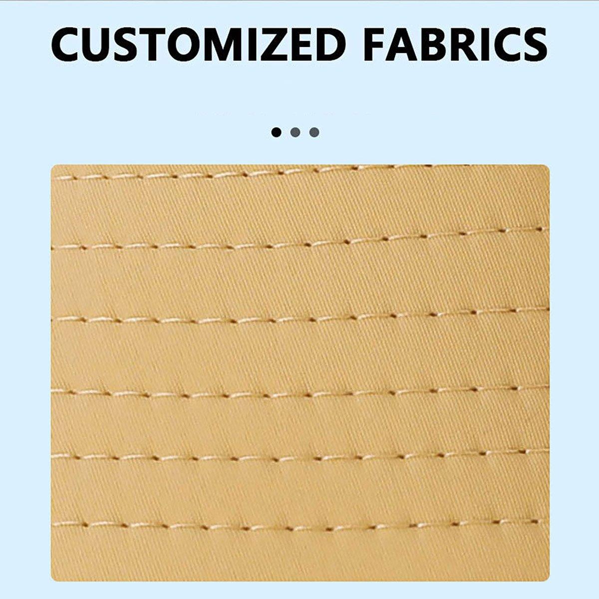 2PCS Outdoor Fisherman Bucket Hat Sun Protection - Pink