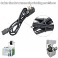 1000M Coiled Tie Wire Elliptical Binding Wire Garden Plant Cable Roll for Home - Black - SuperSaverAU - view 1