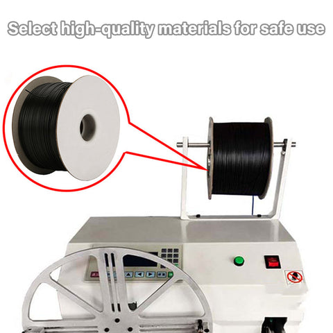 1000M Coiled Tie Wire Elliptical Binding Wire Garden Plant Cable Roll for Home - Black - SuperSaverAU - view 2