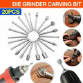 Premium 20 Piece Carbide Burr Set for Dremel Rotary Tools