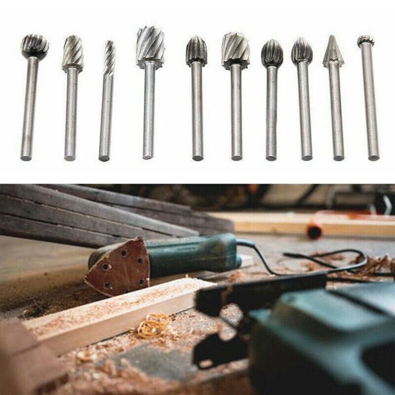 Premium 20 Piece Carbide Burr Set for Dremel Rotary Tools