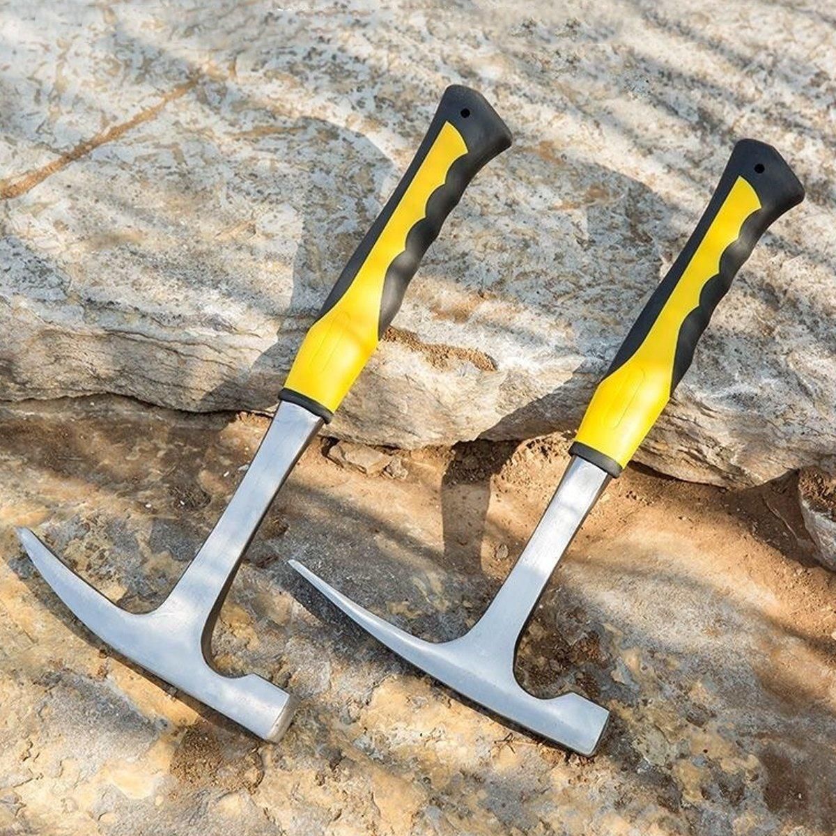 Premium Geological Exploration Hammer with High-Carbon Steel Duck Bill Head
