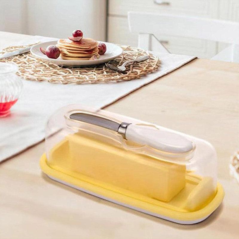 Premium Butter Box with Built-In Knife & Airtight Lid