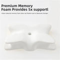 Premium Butterfly Cervical Pillow – Dark Grey Slow-Rebound Memory Foam