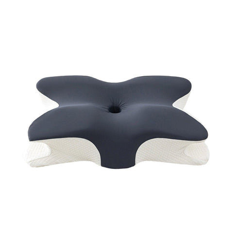Premium Butterfly Cervical Pillow – Dark Grey Slow-Rebound Memory Foam