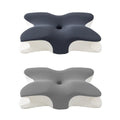 Premium Butterfly Cervical Pillow – Light Grey Slow-Rebound Memory Foam