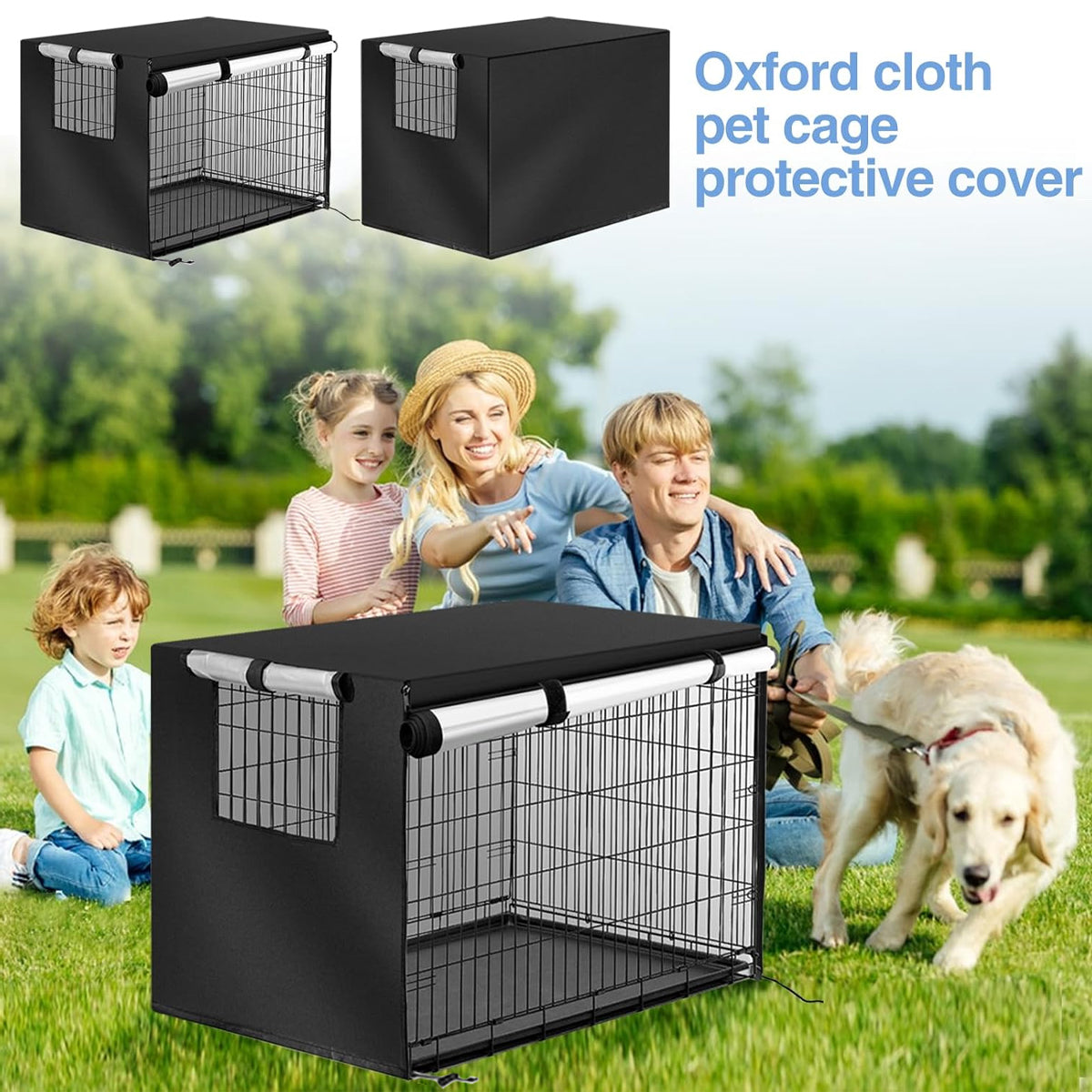 Oxford Cloth Pet Cover Outdoor Garden Yard Dog Dust Protector Waterproof Shield - XS