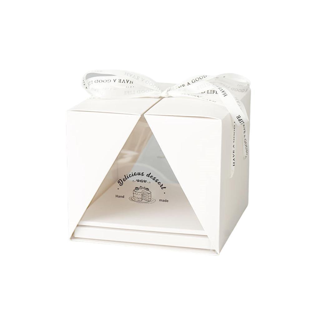 10x Clear Cake Box Set 4 6 8 Inch Durable Versatile Display Packaging Containers - 10pcs-6inch - SuperSaverAU - view 4