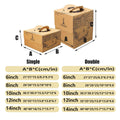10PCS Elegant European Style Kraft Paper Cake Boxes - 6inch - SuperSaverAU - view 3