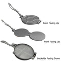 Premium Tortilla Press Flat Bread Maker – Silver 20cm