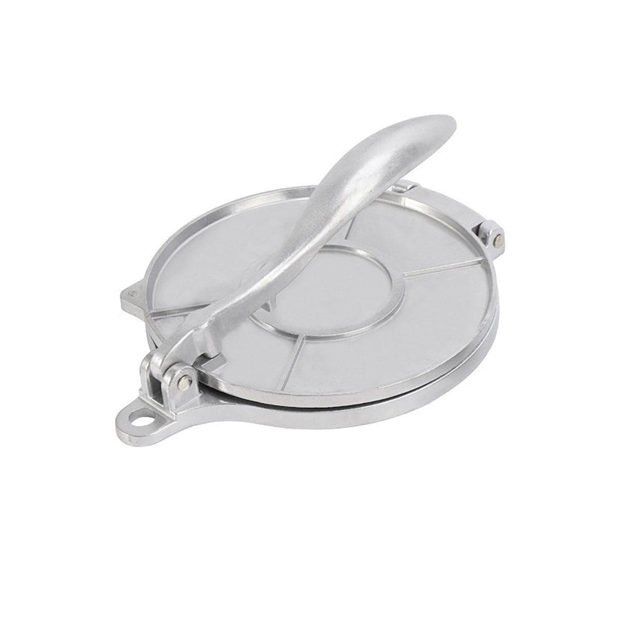Premium Tortilla Press Flat Bread Maker – Silver 20cm