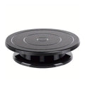 Premium Rotating Cake Turntable Stand – Black 28cm