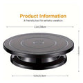 Premium Rotating Cake Turntable Stand – Black 28cm