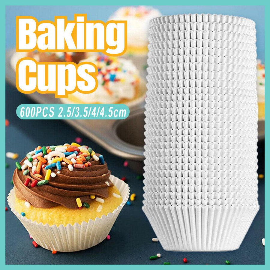Premium Round Patty Pans Cupcake Liners – 3.5cm, 600 Pack