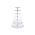 Clear Acrylic Cupcake Tower Stand - 4 Tiers, Interlocking, Easy Assembly - SuperSaverAU - view 3