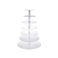 Clear Acrylic Cupcake Tower Stand - 4 Tiers, Interlocking, Easy Assembly - SuperSaverAU - view 4