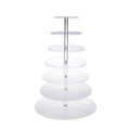 Clear Acrylic Cupcake Tower Stand - 4 Tiers, Interlocking, Easy Assembly - SuperSaverAU - view 6