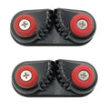 Premium Aluminium Alloy Rope Clamp Set - 2pcs, Black