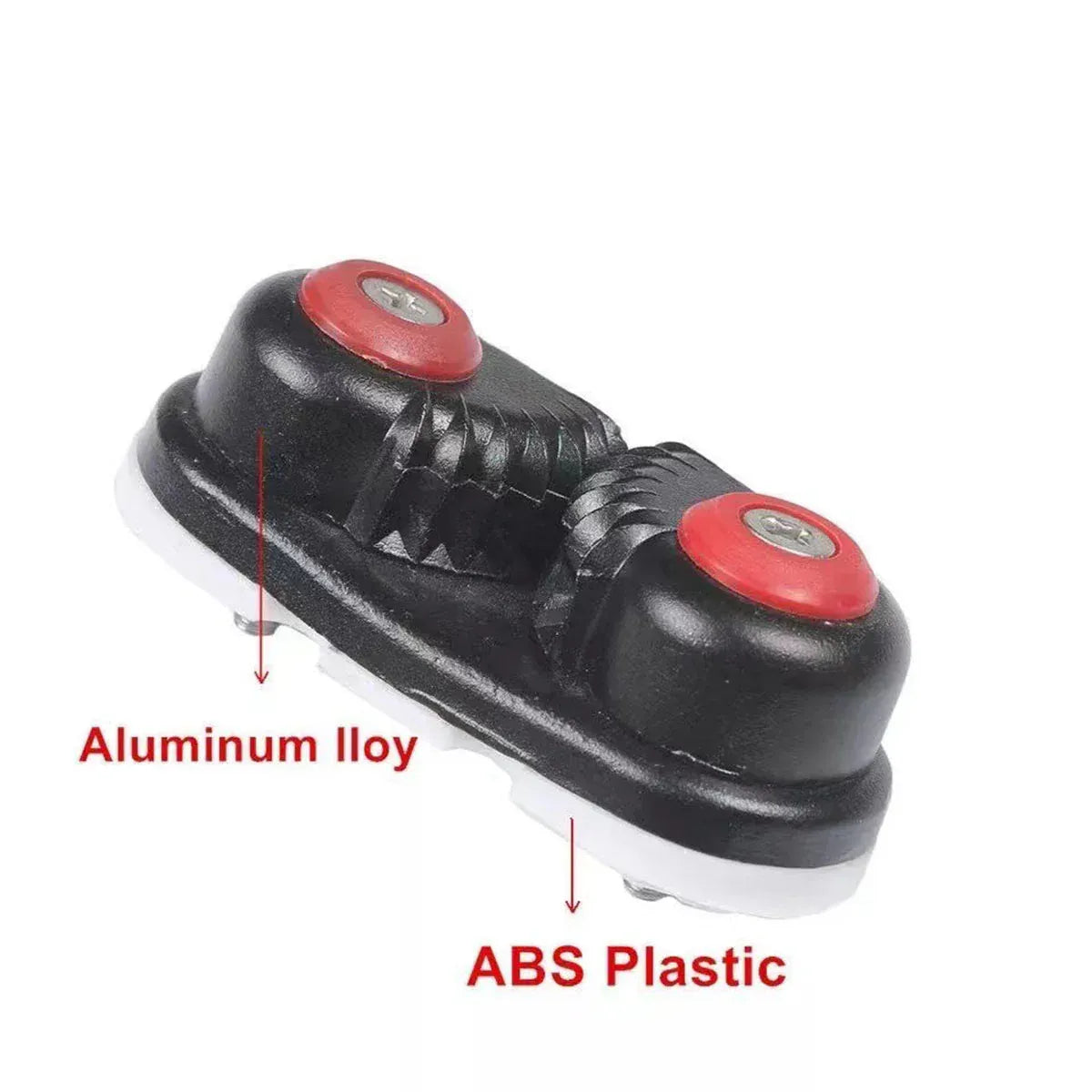Premium Aluminium Alloy Rope Clamp Set - 2pcs, Black