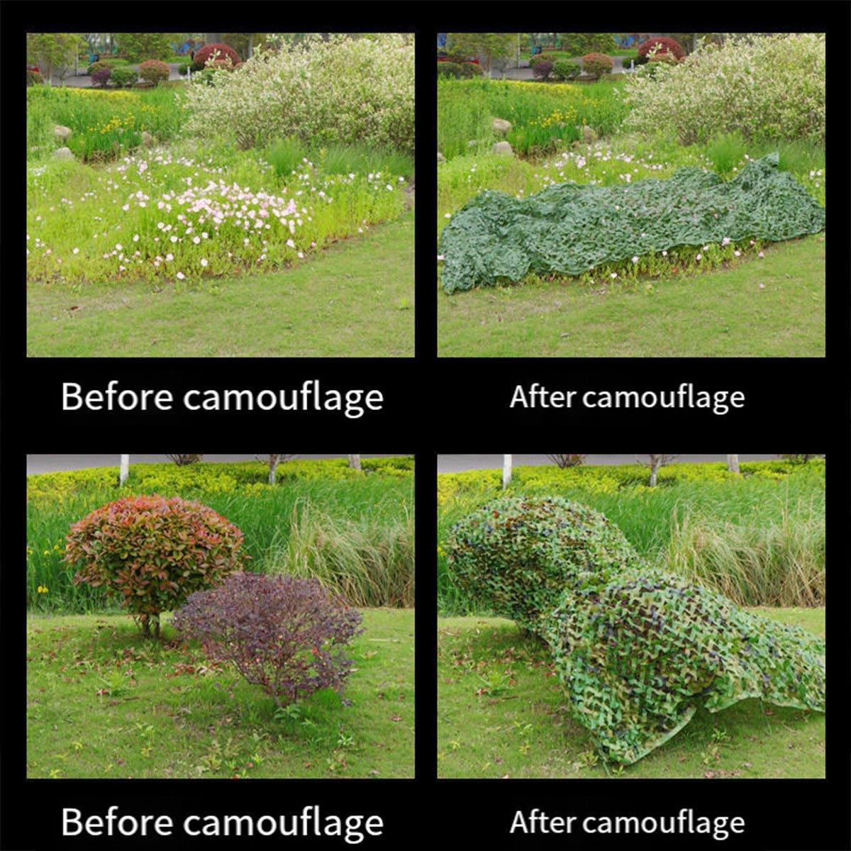 Premium 1.5x10m Camouflage Mesh Sunscreen Shade Net Leaf Decorative Fabric