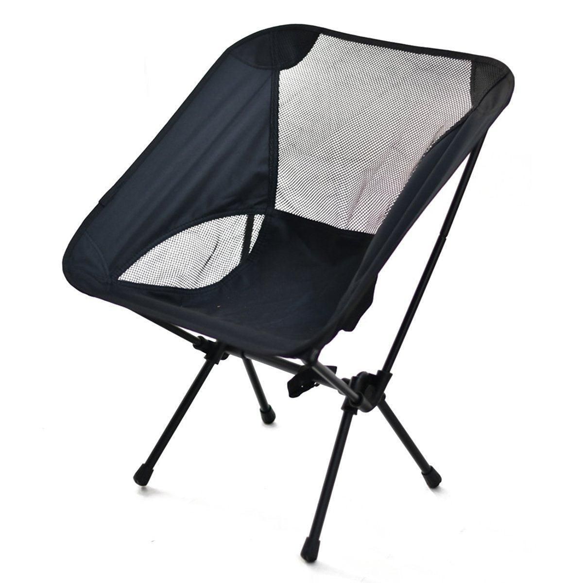 Premium Red High Back Folding Camping Chair 150kg Capacity with Storage Bag