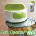 Premium Manual Can & Bottle Openers – Green 2 Pack