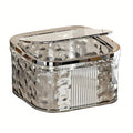 Premium Desktop Mini Trash Can – White Small with Press Lid