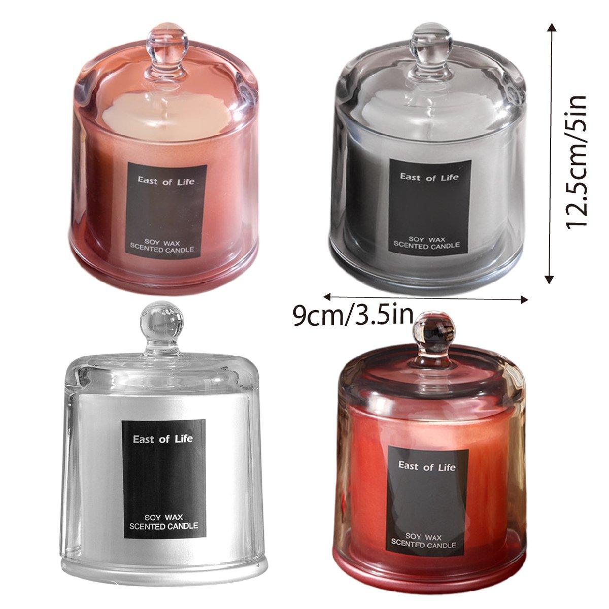 2Pc Smokeless Glass Aromatherapy Candles Gift Set - Freesia - SuperSaverAU - view 3