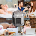 2Pc Smokeless Glass Aromatherapy Candles Gift Set - Freesia - SuperSaverAU - view 4