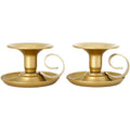Premium European Iron Candle Holders – Gold 2 Pack