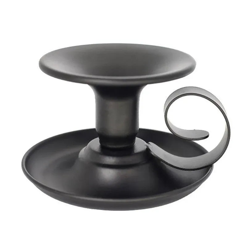 Premium European Iron Candle Holders – Gold 2 Pack
