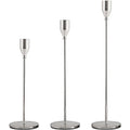 Set of 3 Decorative Candlestick Holder Candle Stand for Wedding / Dinner / Party - French Gold - SuperSaverAU - view 5