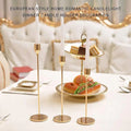 Premium Decorative Candlestick Holders – Gold Set of 3