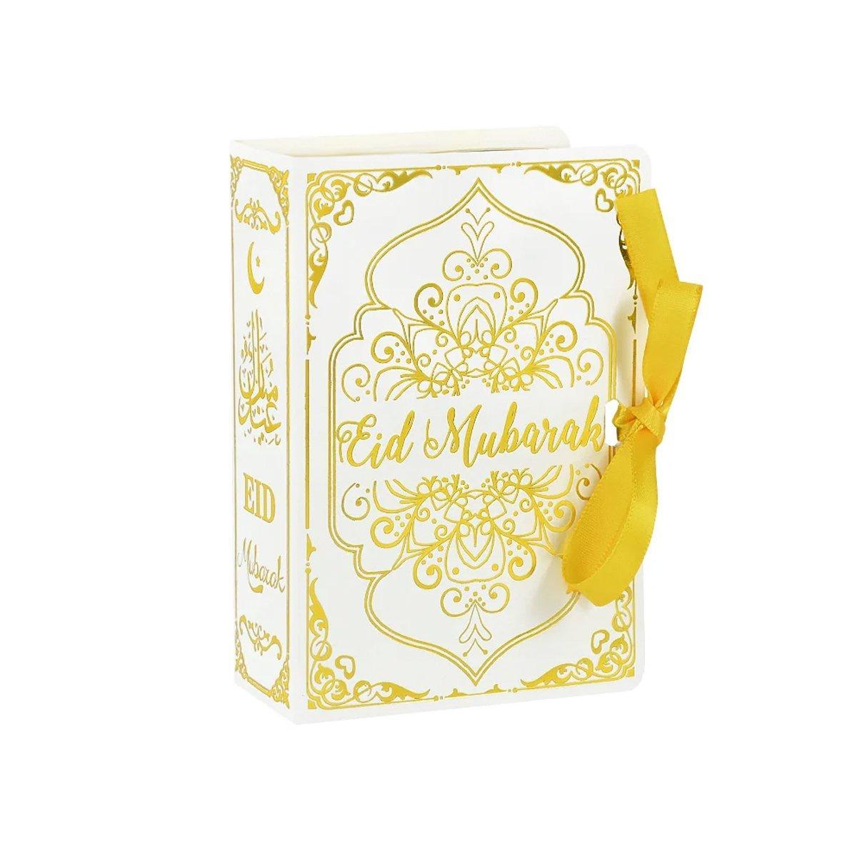 50 PC Wedding Candy Box Gift Box with Moon Stars Design - White - SuperSaverAU - view 6