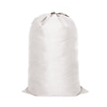 Premium Canvas Drawstring Storage Bag – White 74 x 120cm
