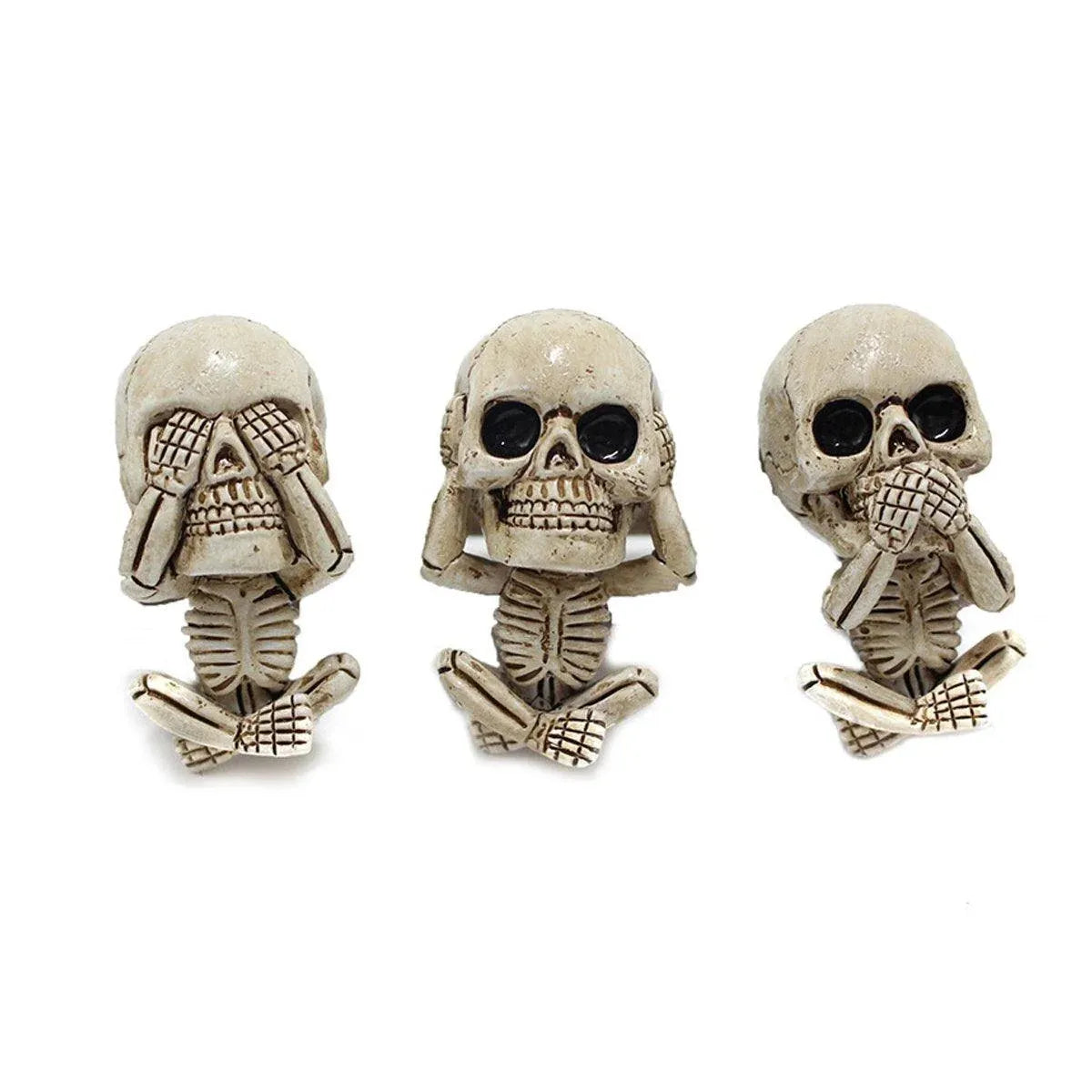 Premium 3PCS Ghost Head Car Air Vent Decoration Ornaments