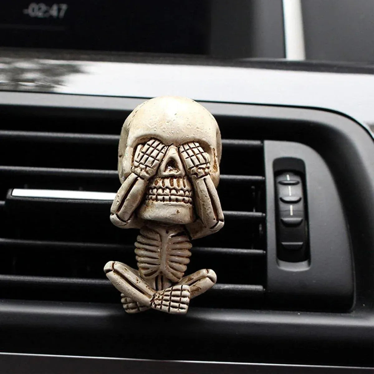 Premium 3PCS Ghost Head Car Air Vent Decoration Ornaments