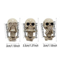 Premium 3PCS Ghost Head Car Air Vent Decoration Ornaments