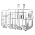 Premium Black Foldable Metal Bicycle Basket for Front or Rear Mount
