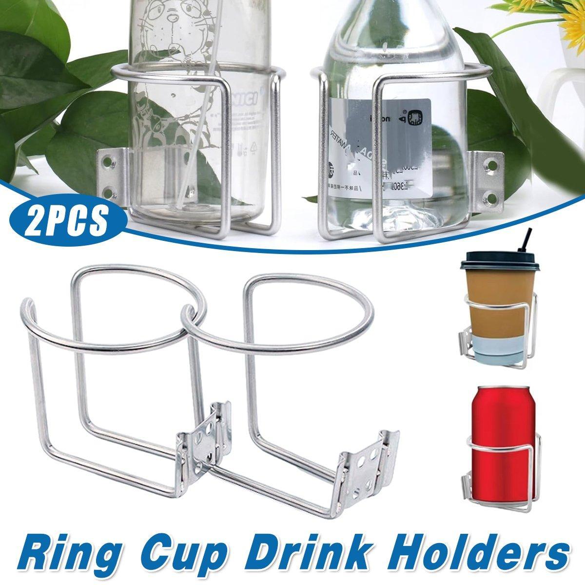 Premium 2 Piece Universal Car Cup Holder Drink Bottle Holder Set