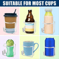 Premium 2 Piece Universal Car Cup Holder Drink Bottle Holder Set