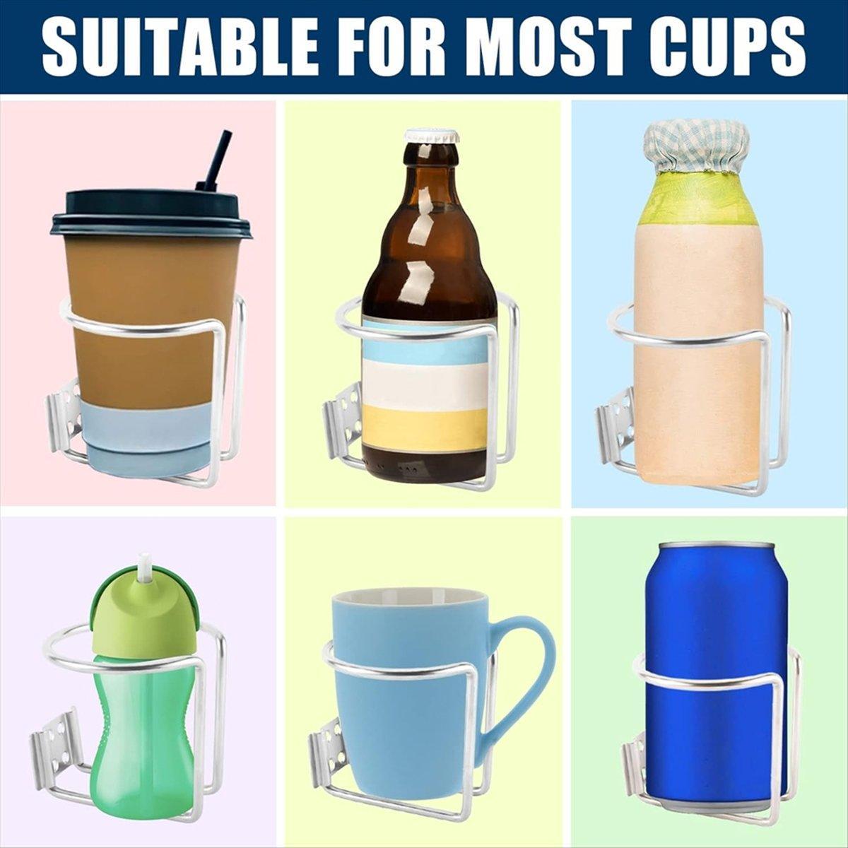 Premium 2 Piece Universal Car Cup Holder Drink Bottle Holder Set