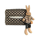 Premium Hanging Fabric Car Tissue Box – with Rabbit Accessory