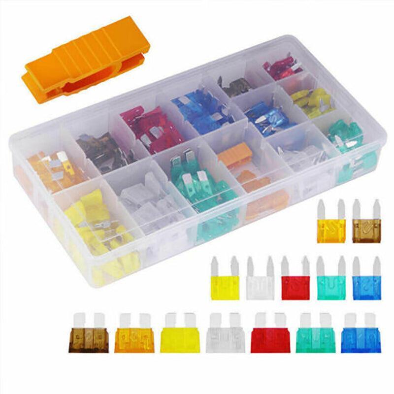 Premium 300 Piece Automotive Blade Fuse Assortment Kit with Case