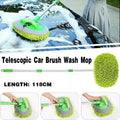 Premium Green Telescopic Chenille Car Wash Brush Mop