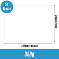 Premium A4 White Card Stock Paper - 50 Sheets