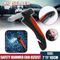 Premium 4-in-1 Car Door Handle Standing Aid 150kg with Flashlight Glass Breaker Seat Belt Cutter