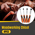 4PCS Woodworking Chisel Set - Manual Carving Tools - SuperSaverAU - view 1