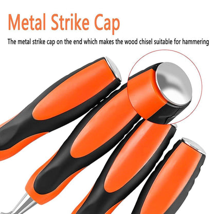 4PCS Woodworking Chisel Set - Manual Carving Tools